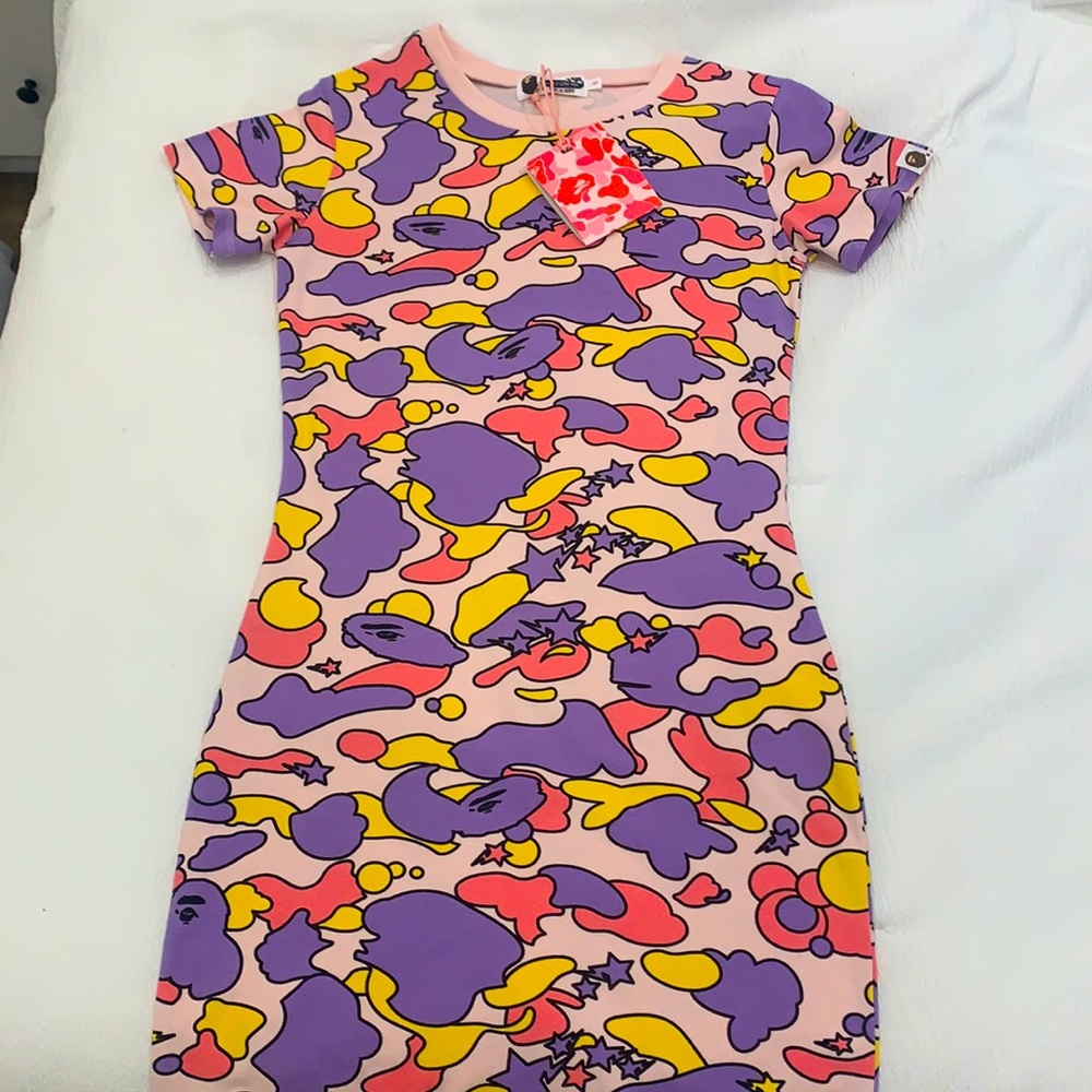 Bathing Ape T-Shirt Mini Dress